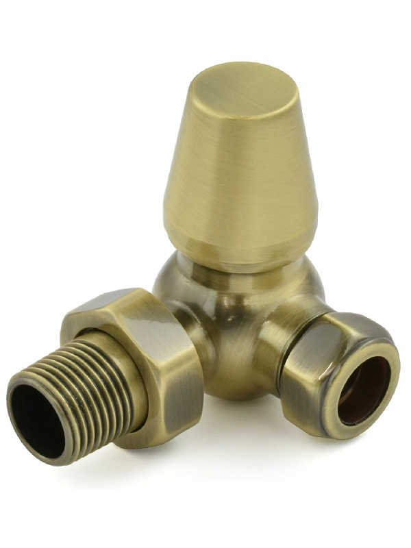 Lambeth Corner TRV Set - Unlacquered Brass